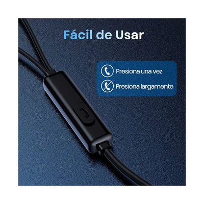 Audífonos In-ear Manos Libres Alámbrico Tipo Usb C AUT 124 - Tienvir