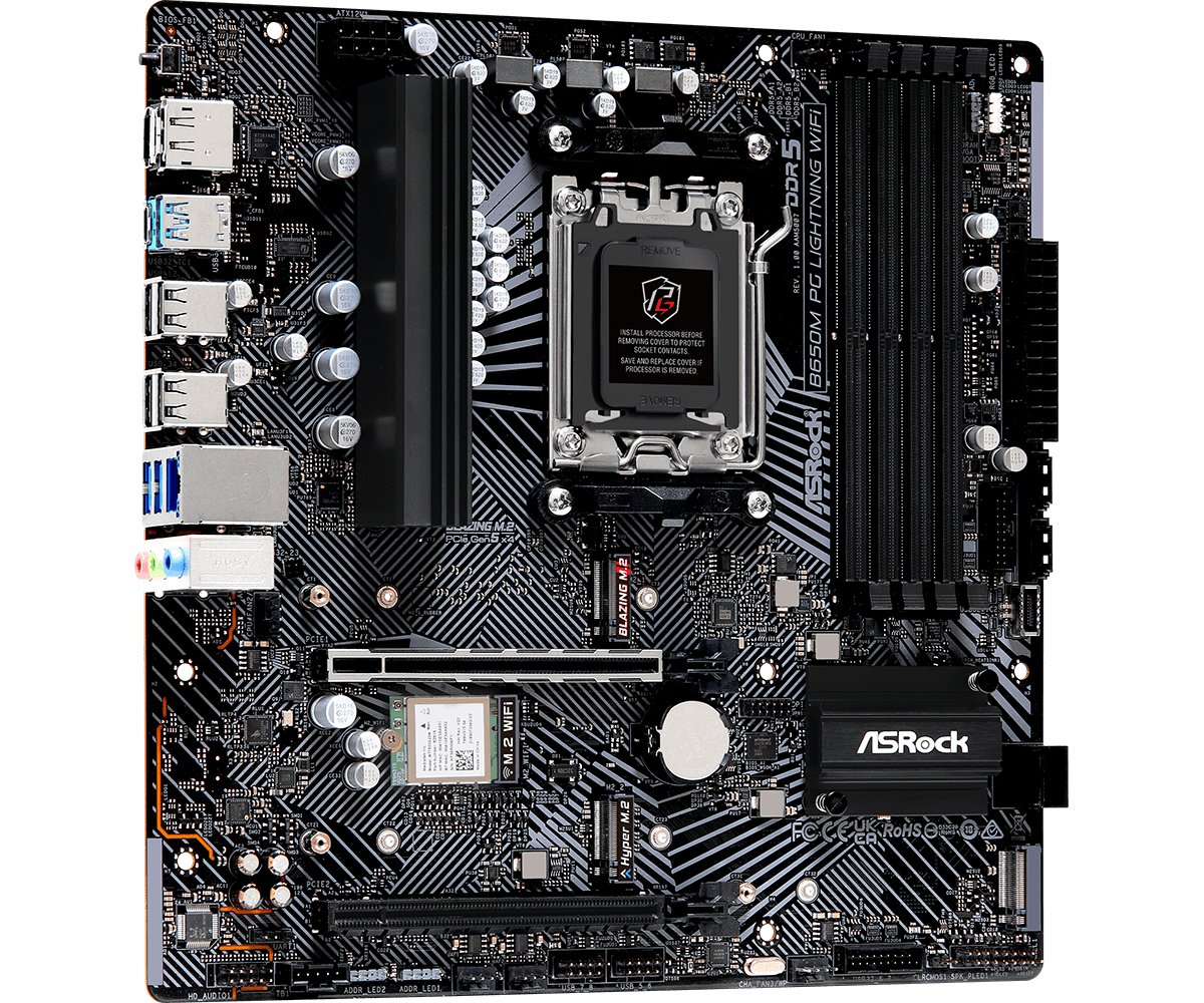 Placa Madre AsRock B650M Pg Lightning WIFI