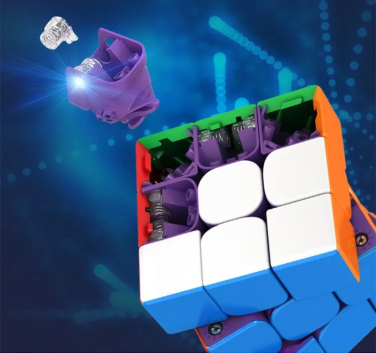 Cubo Rubik Magnetico MOYU Super RS3M Purpura