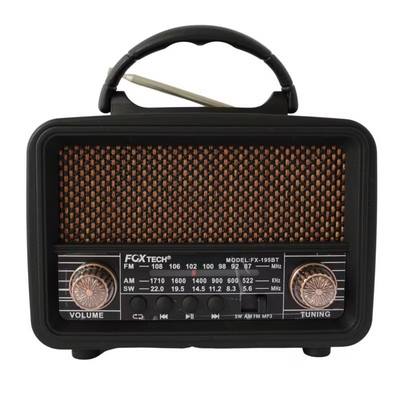 Radio Parlante Bluetooth Vintage FX-195BT - Tienvir