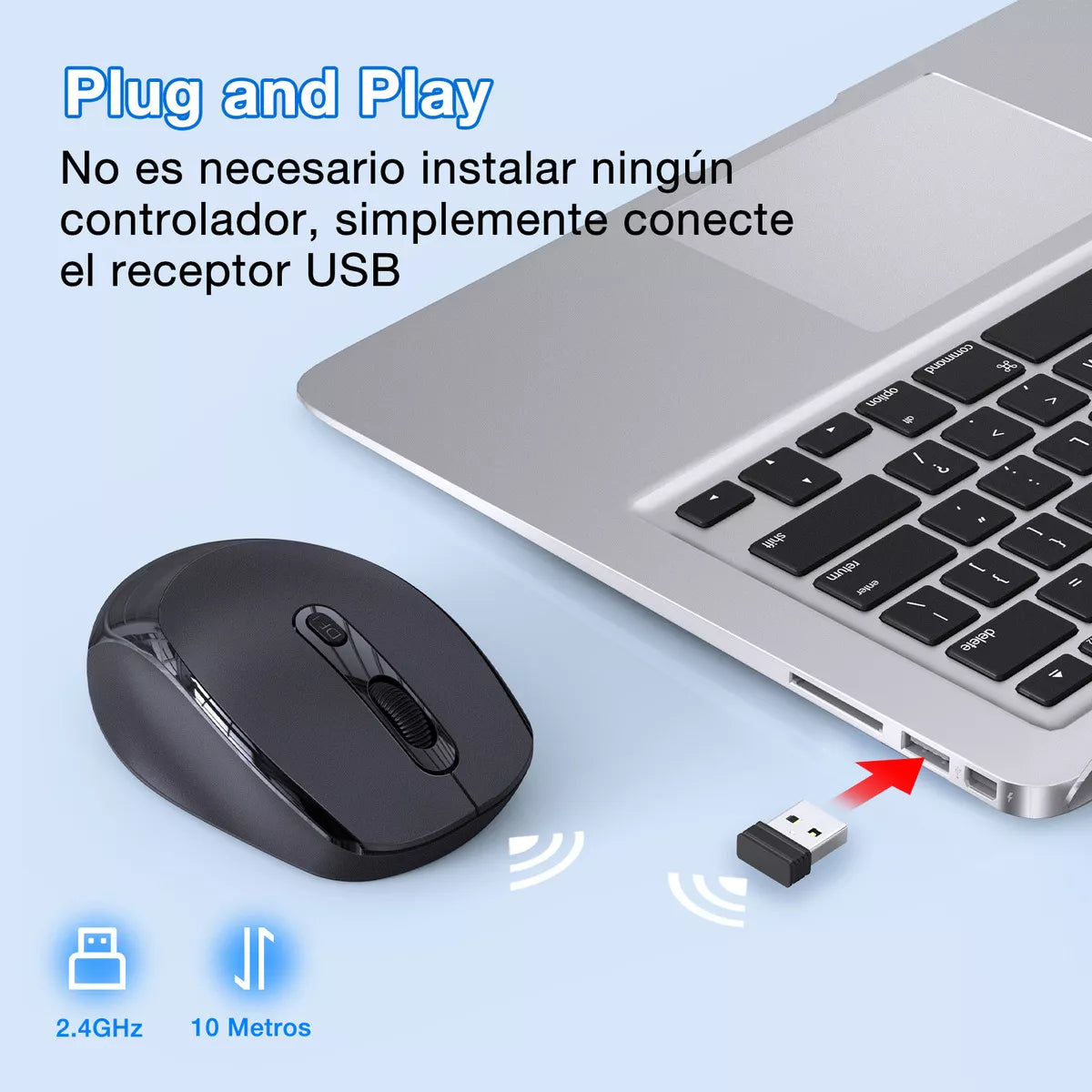 Mouse Inalambrico Bluetooth Rat001