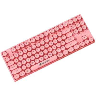 TECLADO MEMBRANA 80% GAMER RGB JERTECH PUNK DK600 - Tienvir