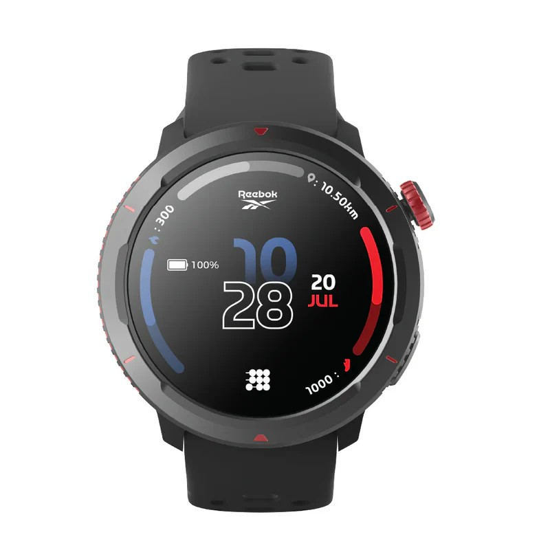 Cubitt x Reebok Smartwatch Gen2 AMOLED con GPS Negro