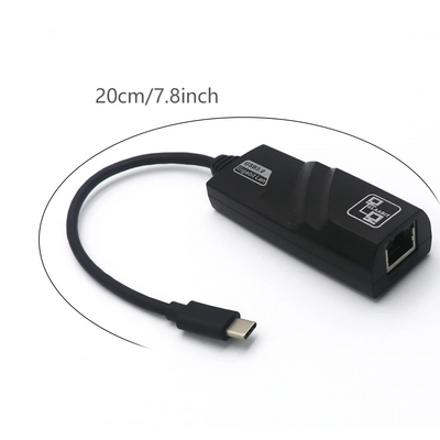 Adaptador RJ45 Puerto LAN A USB Tipo C Hasta 1000mbps - Tienvir