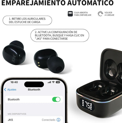Audífonos inalambricos JKMX JK5 - Tienvir