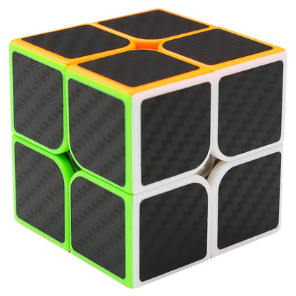 Cubo Rubik 2x2 Fibra de Carbono Qiyi