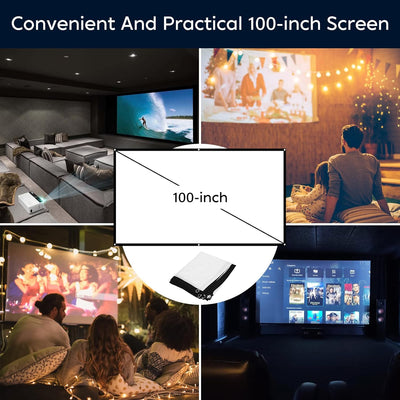 Mini Proyector TMY 720p con soporte Full HD 170" y Bluetooth - Tienvir