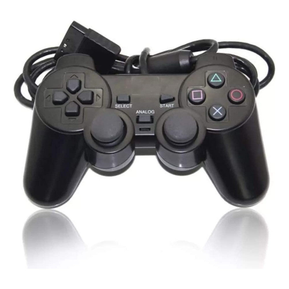 Control Genérico DualShock 2 PS2 – Vibración y Joysticks Analógicos