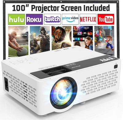 Mini Proyector TMY 720p con soporte Full HD 170" y Bluetooth - Tienvir