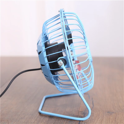 Mini Ventilador 4 Pulgadas Portátil Cable Usb Metálico - Tienvir