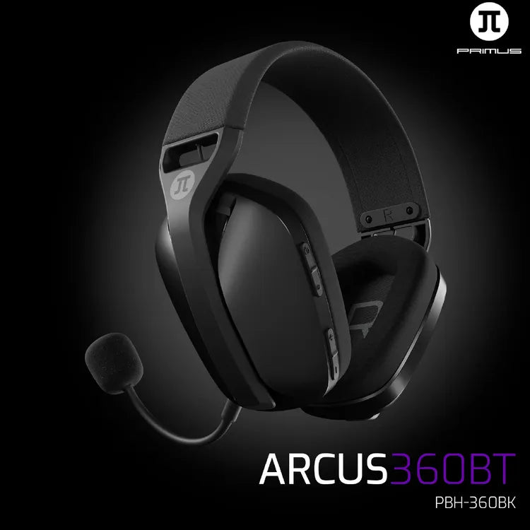 Diadema Gamer Alámbrica e Inalámbrica, Multiplataforma - Primus Arcus 360BT