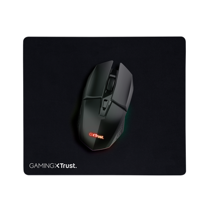 MOUSE TRUST GXT 110 FELOX GAMER INALAMBRICO NEGRO REGALO DE MOUSPAD