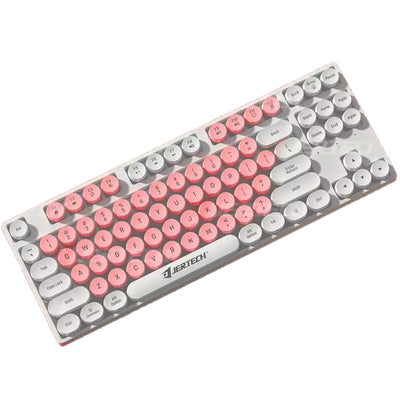 TECLADO MEMBRANA 80% GAMER RGB JERTECH PUNK DK600 - Tienvir