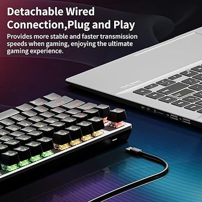 Teclado Mecánico 100% Switches Rojos - Newmen GM325 PRO - Tienvir