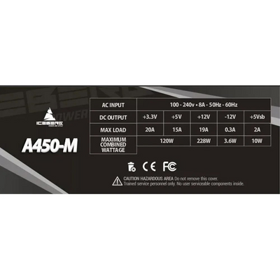 Fuente de poder Iceberg A450-M Retail - Tienvir