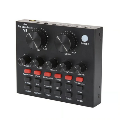 TARJETA DE AUDIO V8 PARA MICROFONO - Tienvir