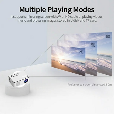 PROYECTOR FHD 1080P BLANCO - Tienvir