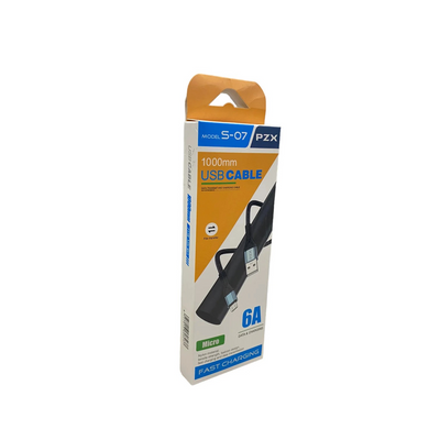 CABLE PZX S-07 USB A TIPO V8 - Tienvir