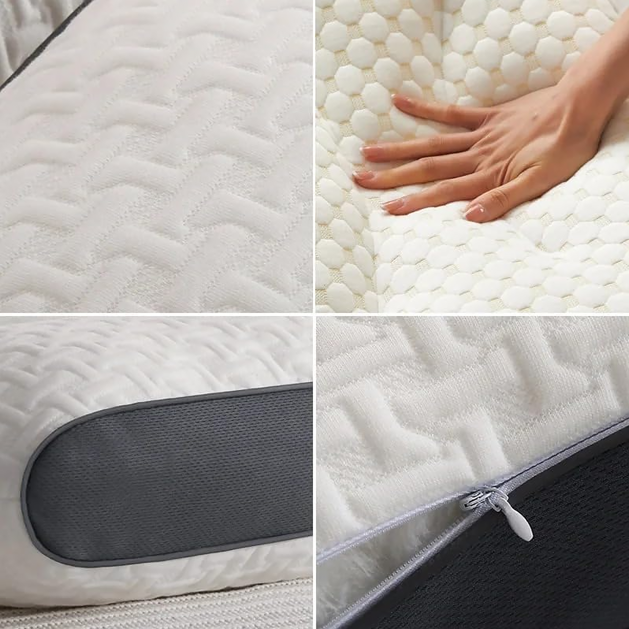 Almohada Básica Delgada (Bajita) Suave y Cómoda Ideal para Dormir sin Altura ni Volumen - Tienvir