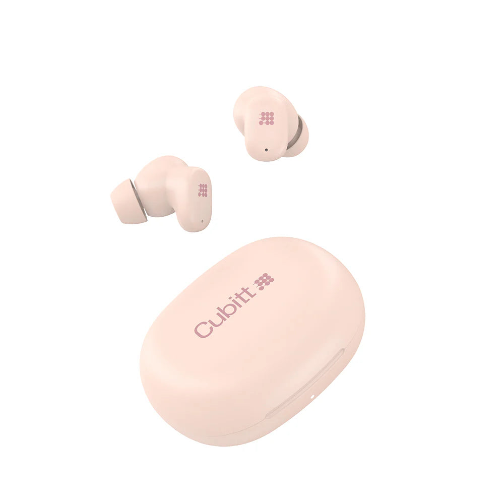 Cubitt Power Buds – Auriculares Inalámbricos con Cancelación de Ruido y Estuche de Carga