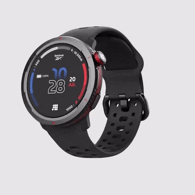 Cubitt x Reebok Smartwatch Gen2 AMOLED con GPS Negro - Tienvir