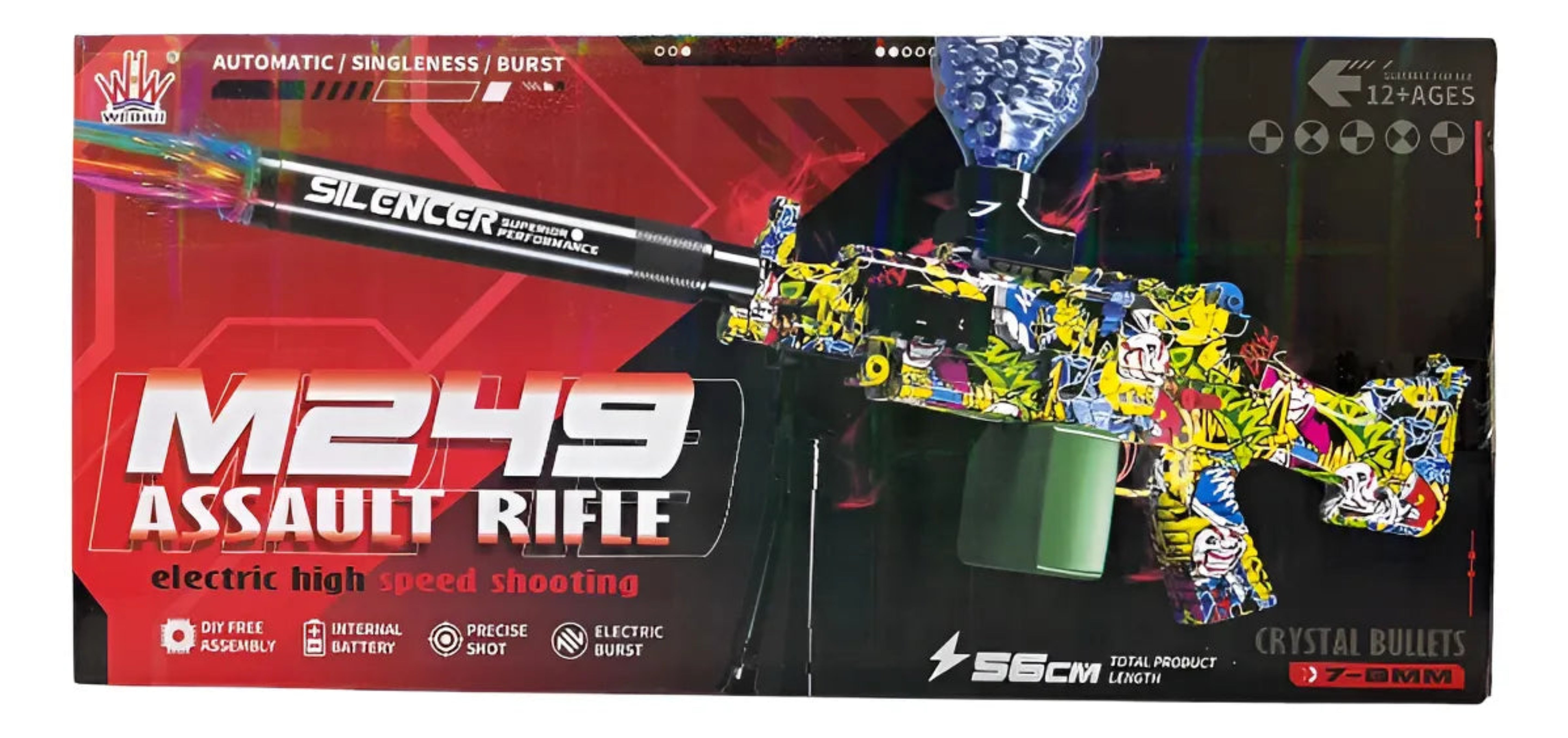 Rifle Hidrogel M249 - Tienvir
