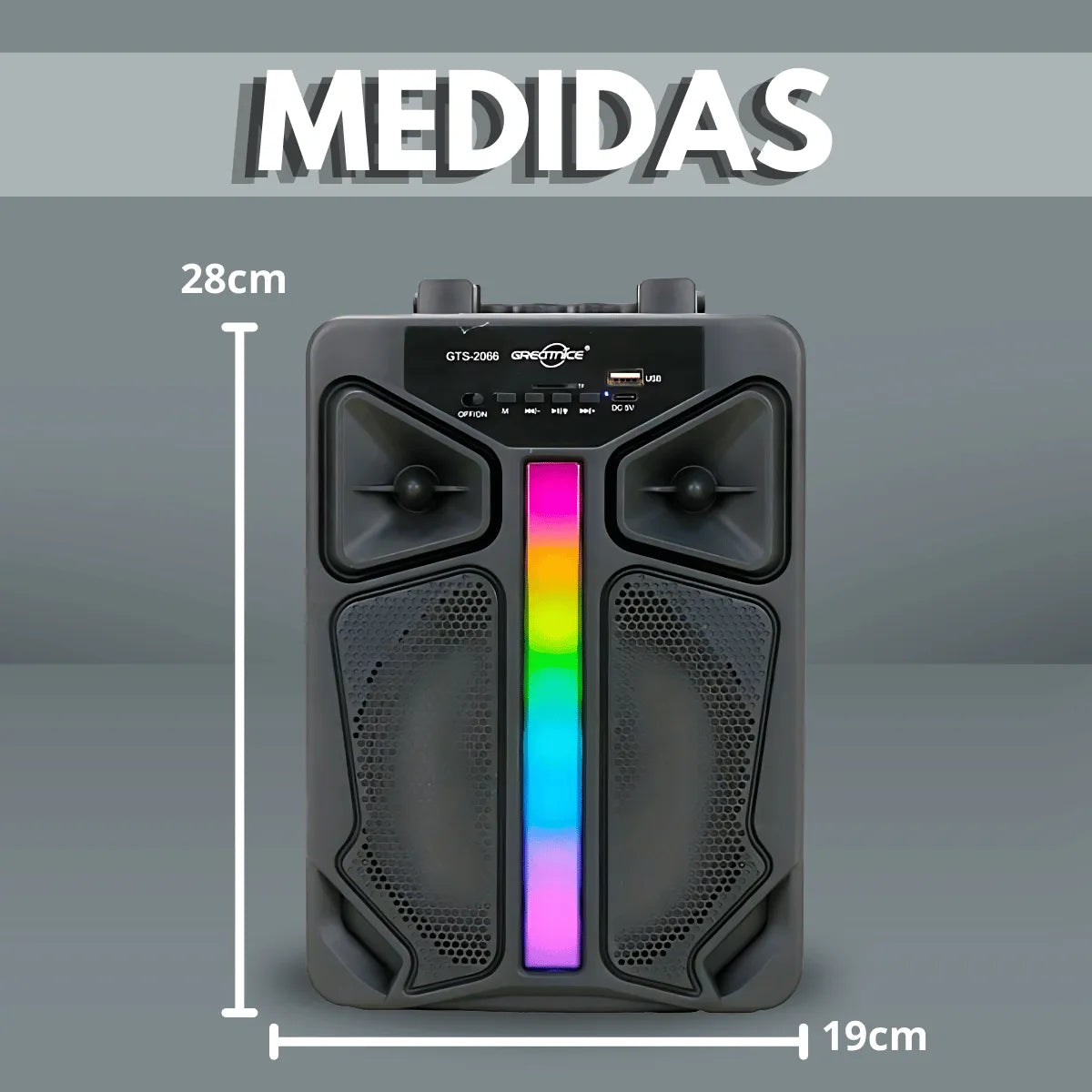 Parlante Con MIcrófono Inalámbrico - G 2066