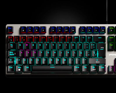 Teclado Mecánico 100% Switch Rojos - Primus Ballista 91T - Tienvir