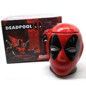 Mug Deadpool Con Tapa