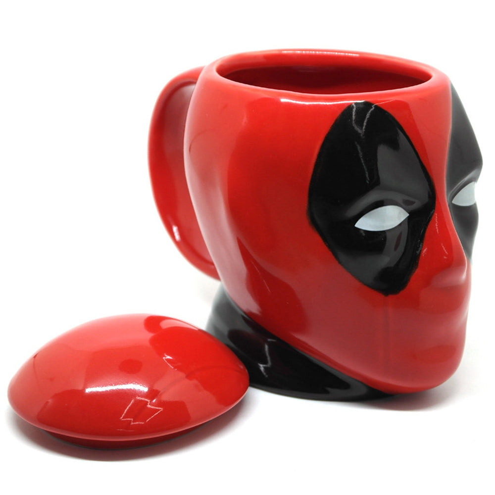 Mug Deadpool Con Tapa