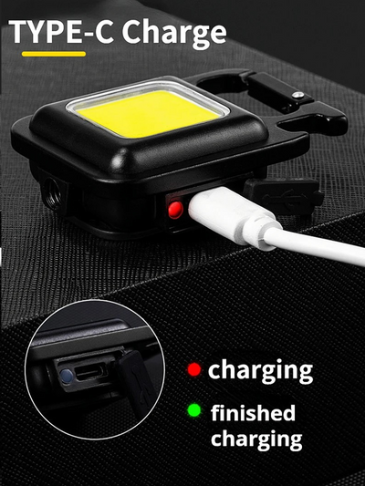 Mini Linterna Clip Led Recargable - Tienvir