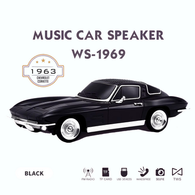CARRO RADIO PARLANTE WS 1969 CORVETTE - Tienvir