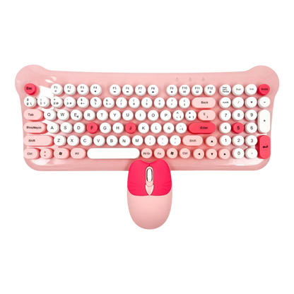 Combo Teclado y Mouse WB-212 – Teclado 100% + Mouse Óptico • Alta Compatibilidad