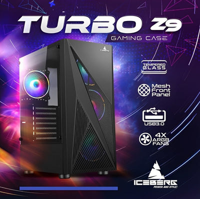 Gabinete Iceberg Turbo Z9 - Tienvir