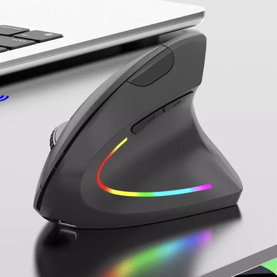 Jertech JR322 – Mouse Ergonómico Inalámbrico Recargable - Tienvir