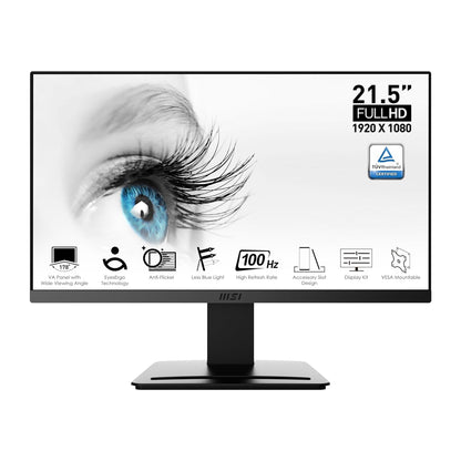 Monitor MSI PRO MP223, 22-inch VA 1920 x 1080 (FHD) Computer Monitor, 100Hz