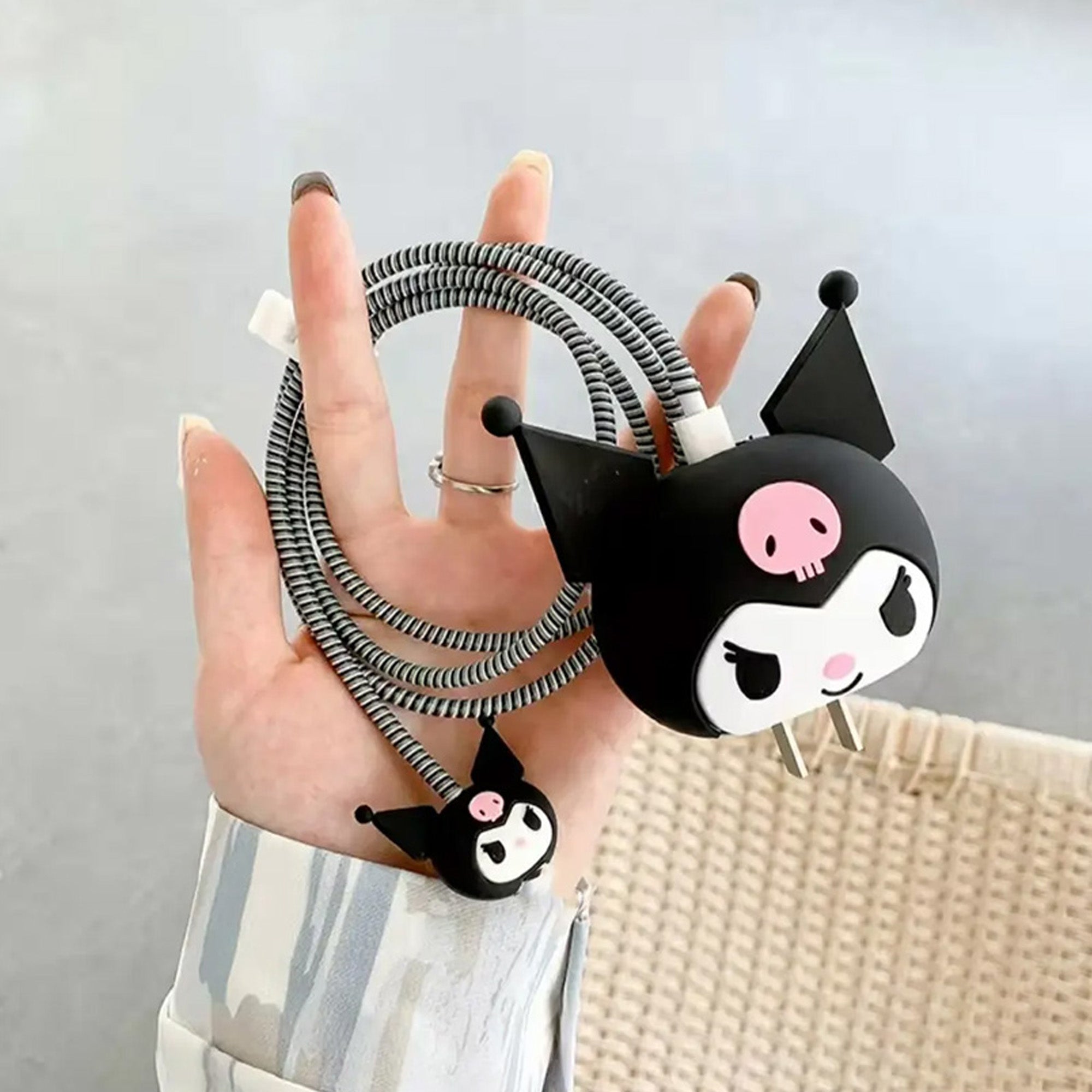 Protector para Cable y Cargador USB Antidoblez de Silicona