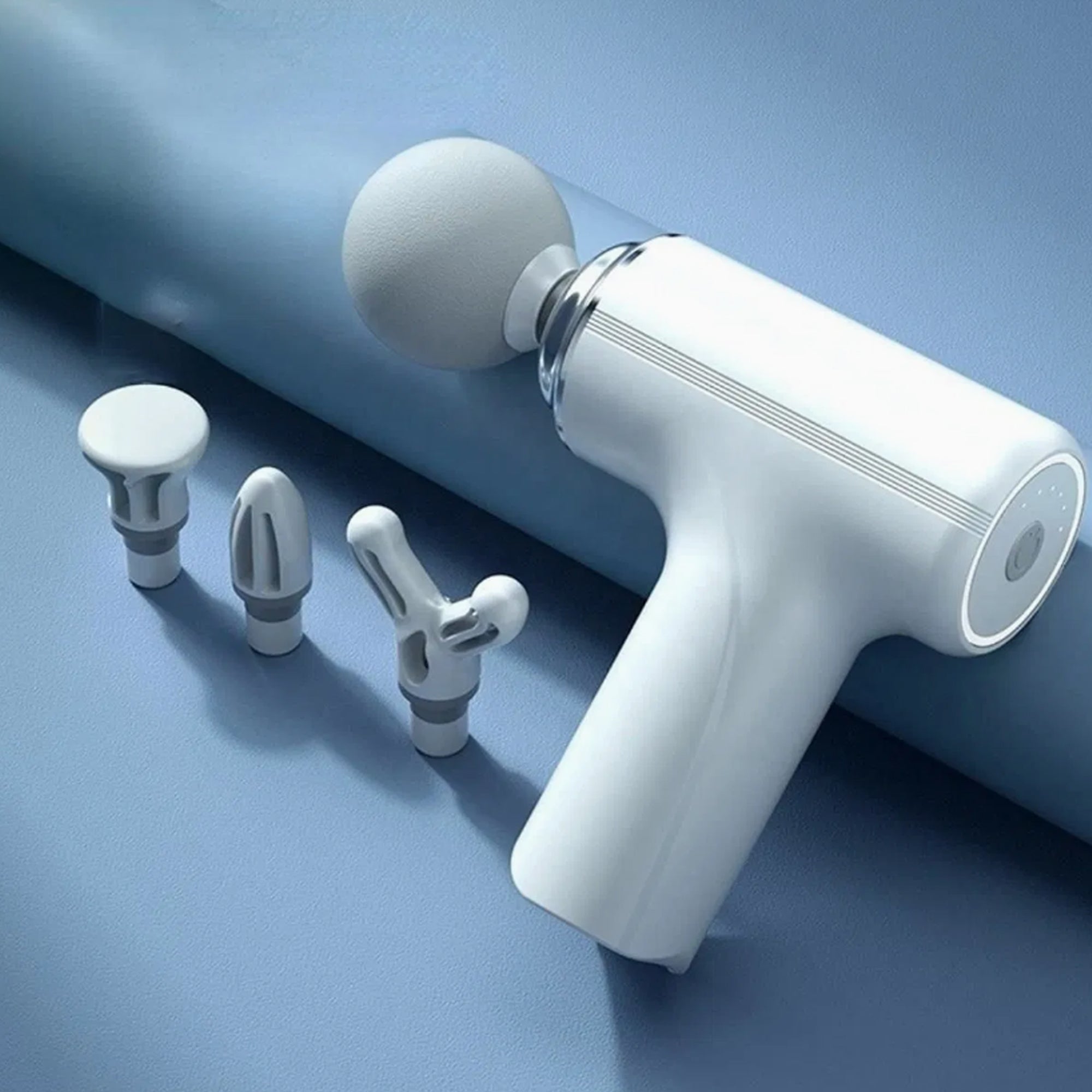 Massage Pro – Pistola Masajeadora Inalámbrica 4 Cabezales - Tienvir