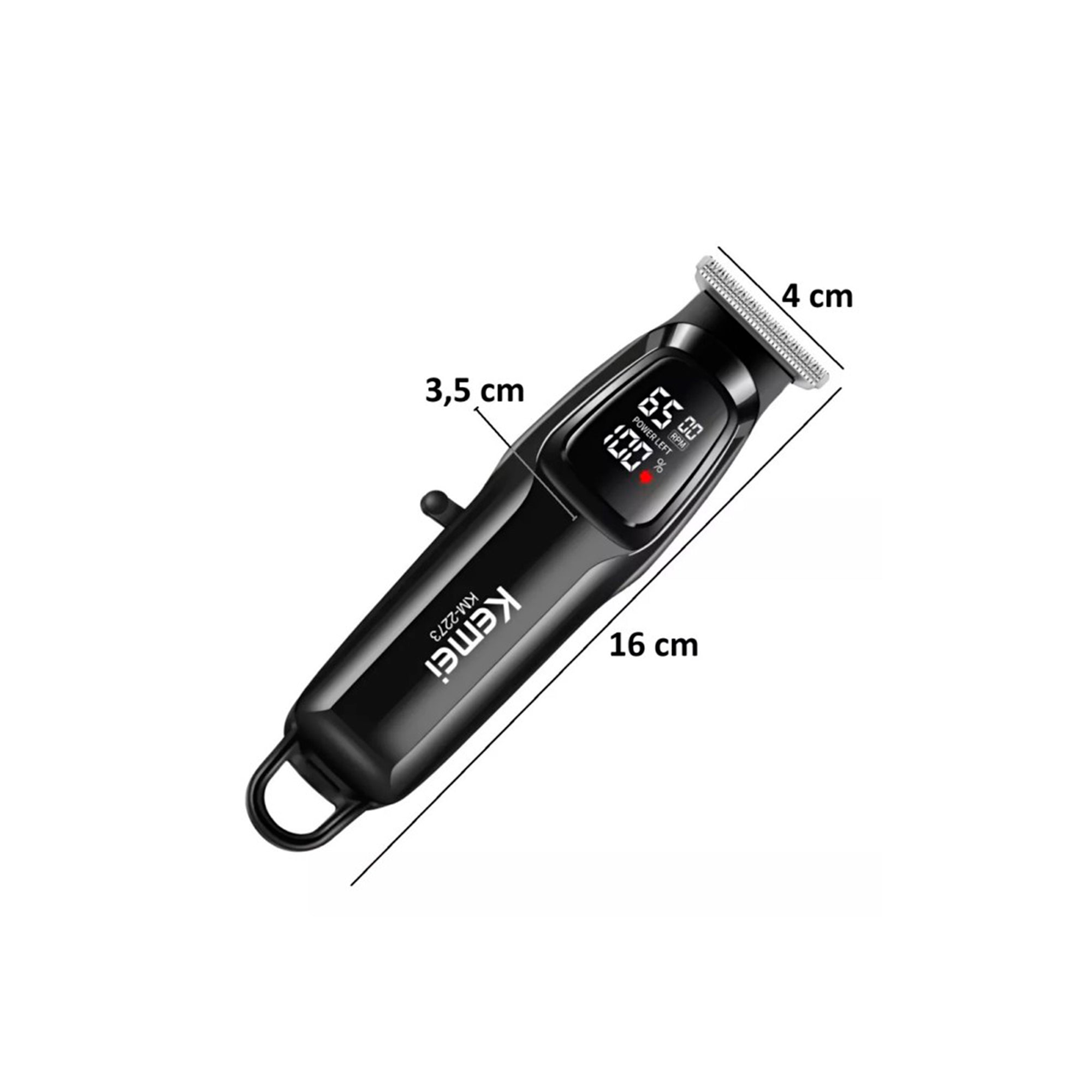 Patillera Kemei KM-2273 Recargable – Barba y Contornos - Tienvir