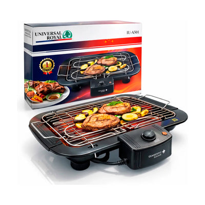 Parrillera Eléctrica Universal Royal IU-AS01 Antiadherente 2000W