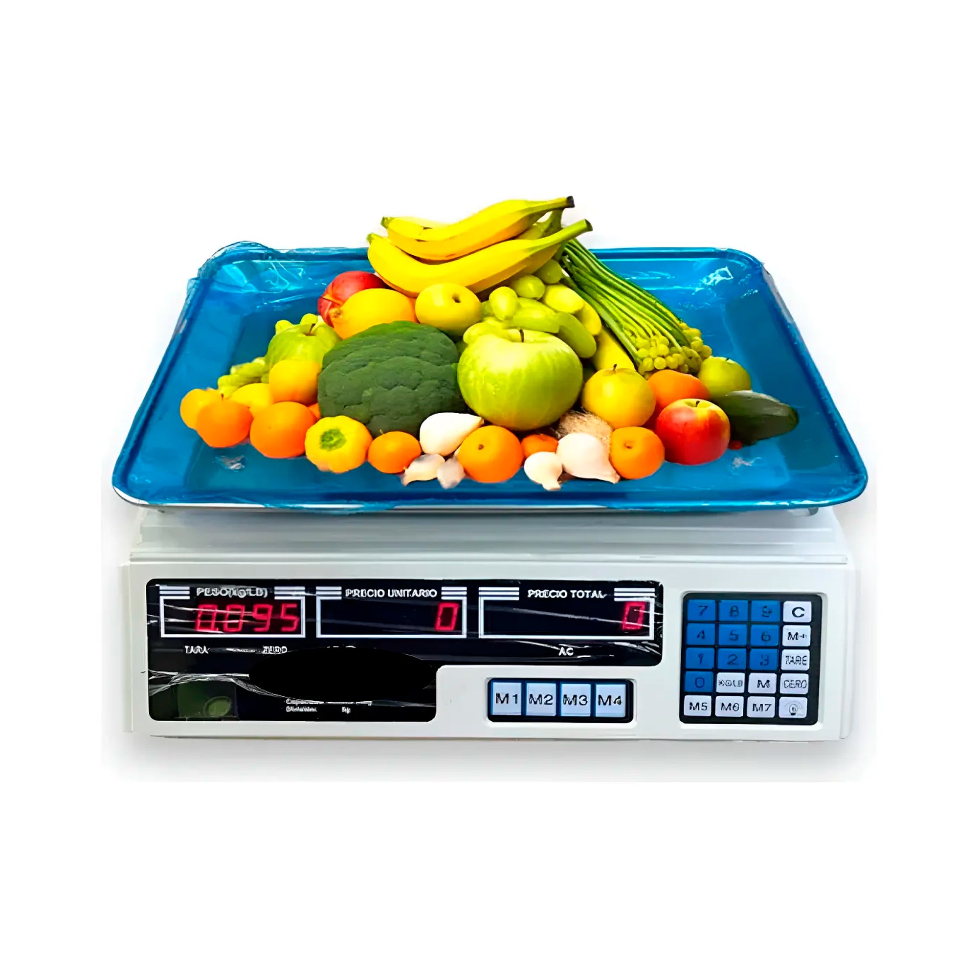 Báscula Digital Comercial ACS-A9T 40KG con Pantalla LCD - Tienvir