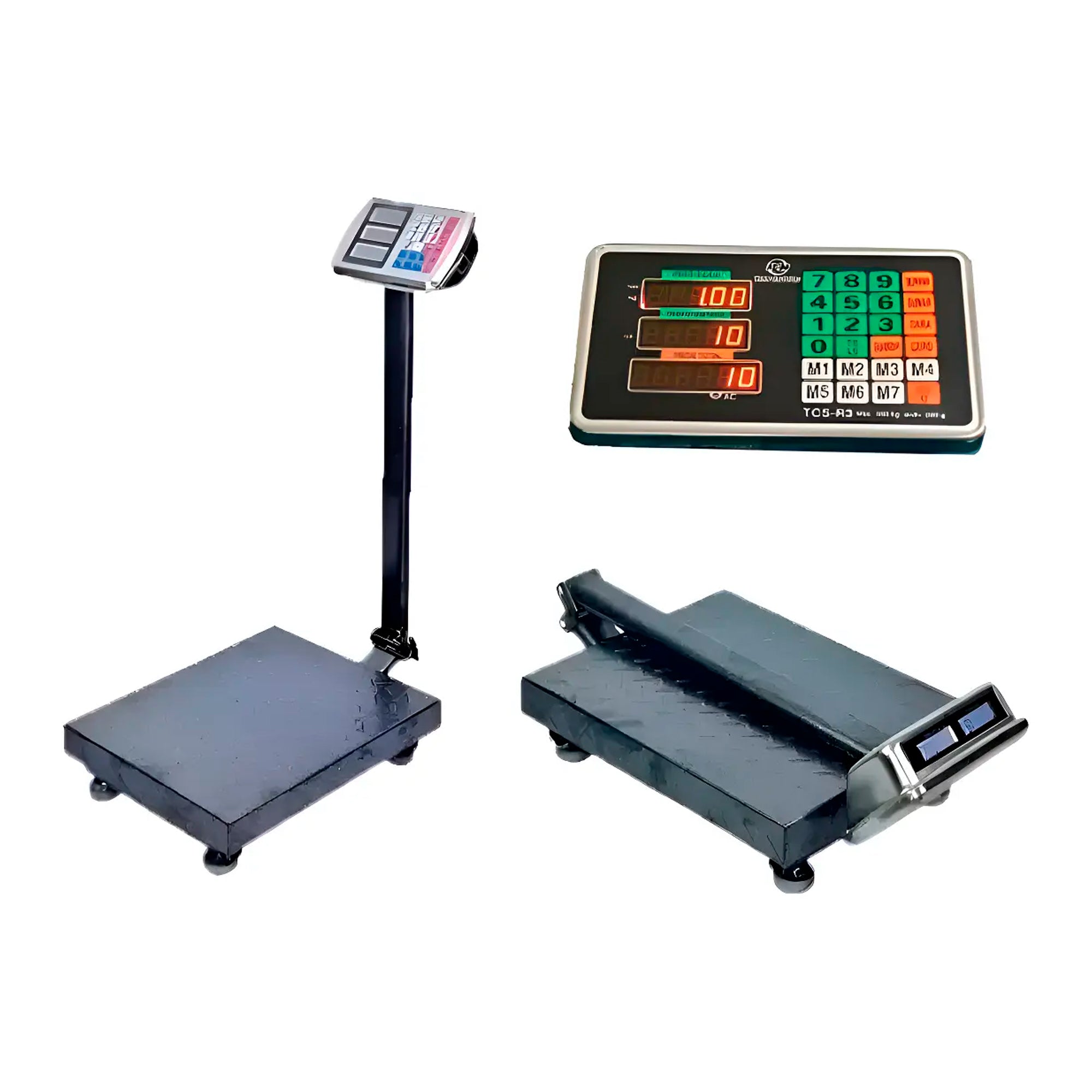 Báscula Digital de Plataforma TCS-K1 100KG Recargable con Pedestal - Tienvir