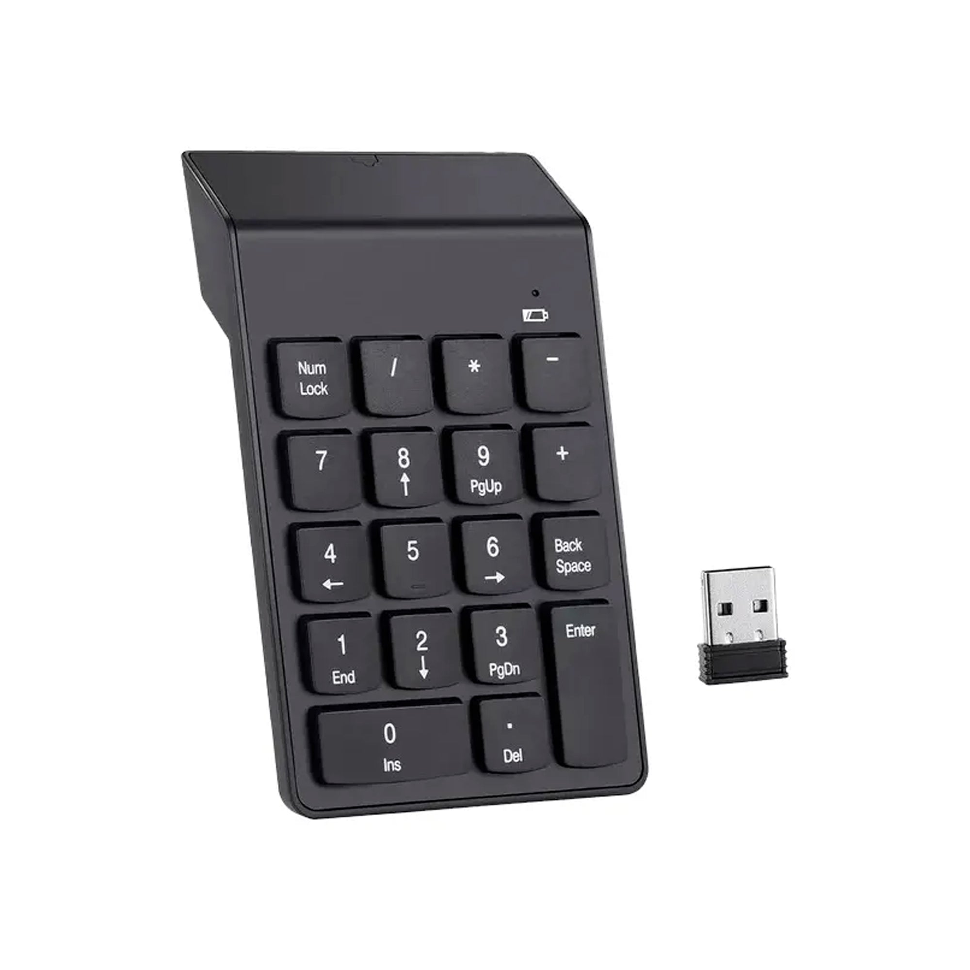 Teclado Numérico Inalámbrico Bluetooth / USB con Adaptador