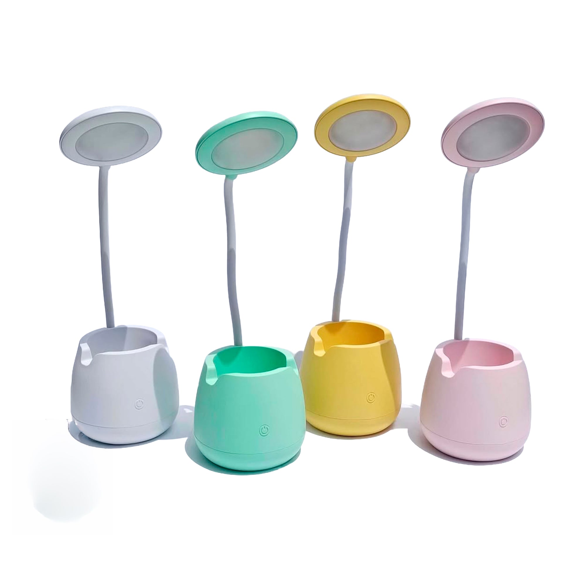 Lámpara LED de Escritorio Recargable MS-13 con Brazo Flexible - Tienvir