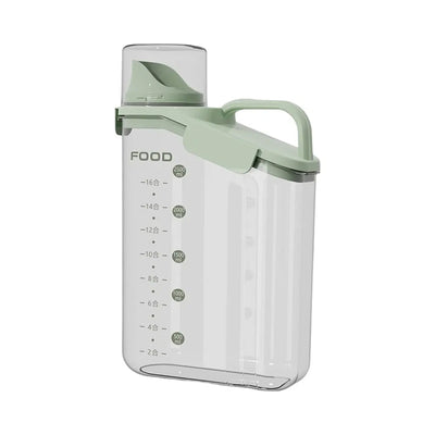Contenedor Hermético de Almacenamiento 1800 ml con Dispensador y Tapa Sellada
