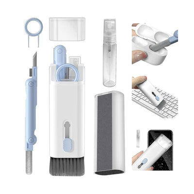 Kit de Limpieza 7 en 1 para Audífonos, Teclados y Celulares