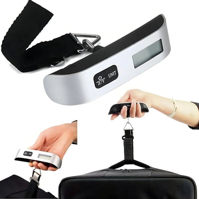 Báscula Digital Portátil para Equipaje P-508 con Pantalla LCD y Diseño Compacto