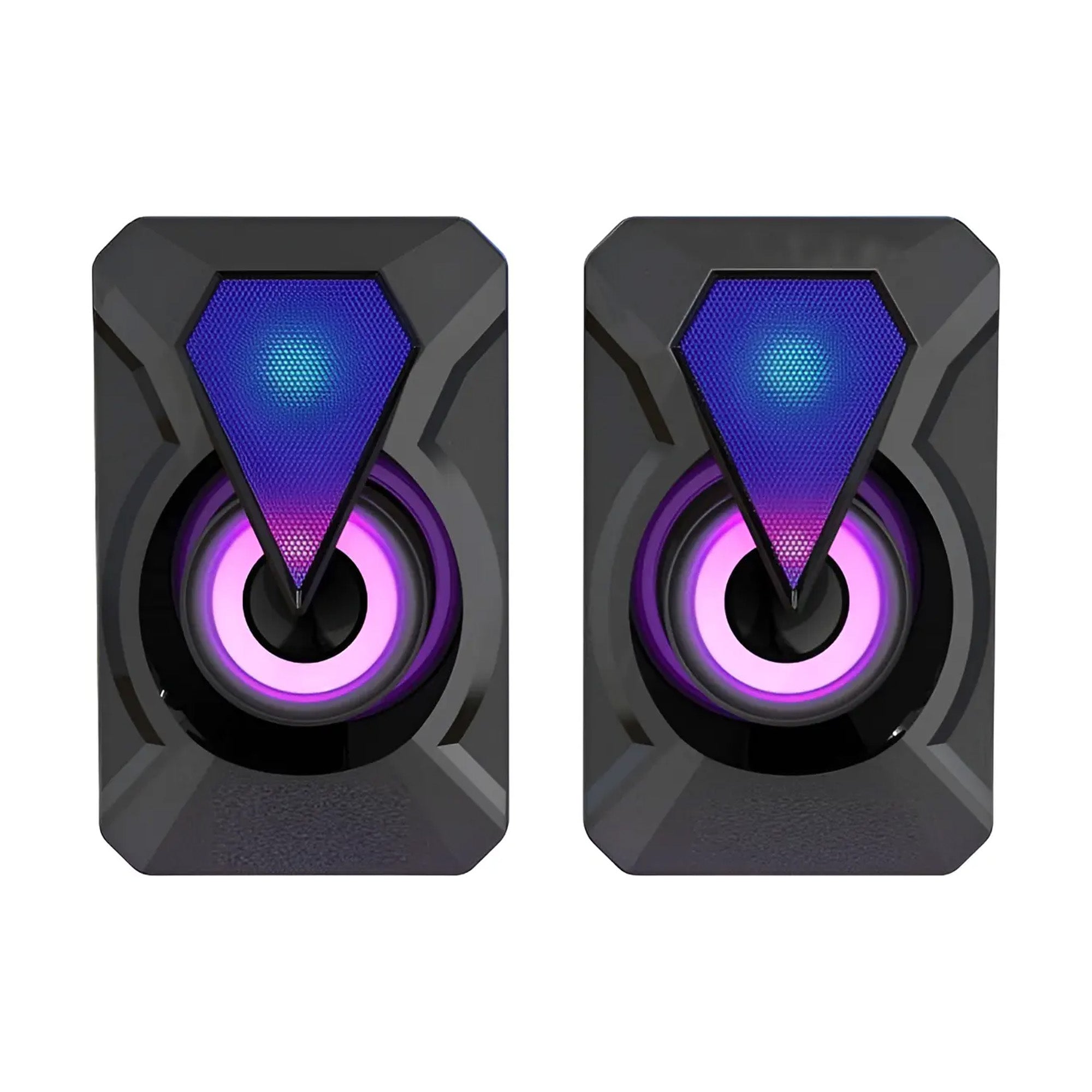 Parlantes Gamer para PC con Iluminación LED RGB