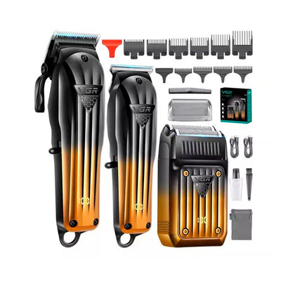 Kit Barbería 3 en 1/VGR - V644 (Corte + Barba + Afeitado) - Tienvir