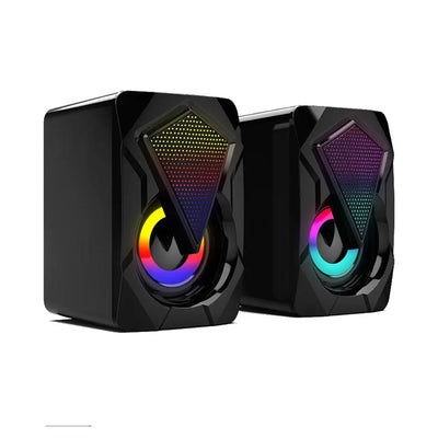 Parlantes Gamer para PC con Iluminación LED RGB